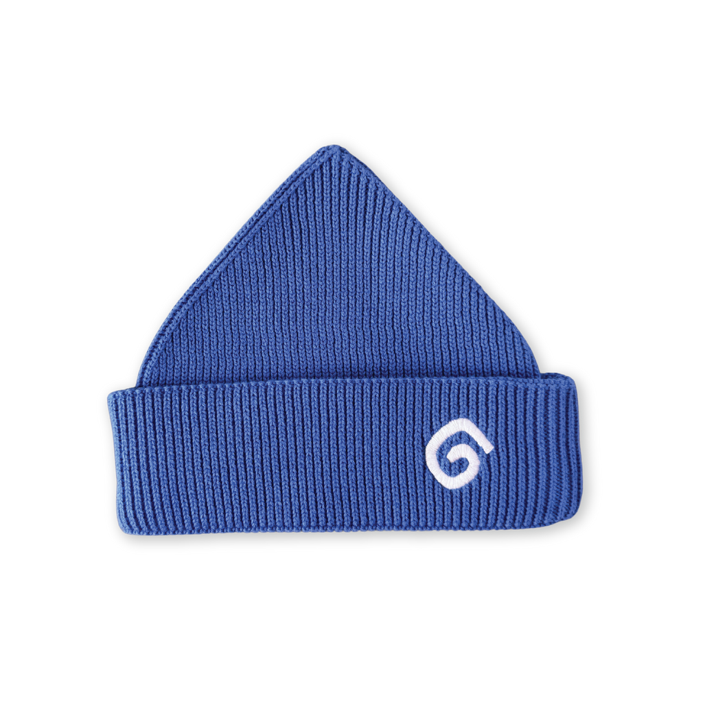 Organic Super Pixie Knit Beanie - Cobalt