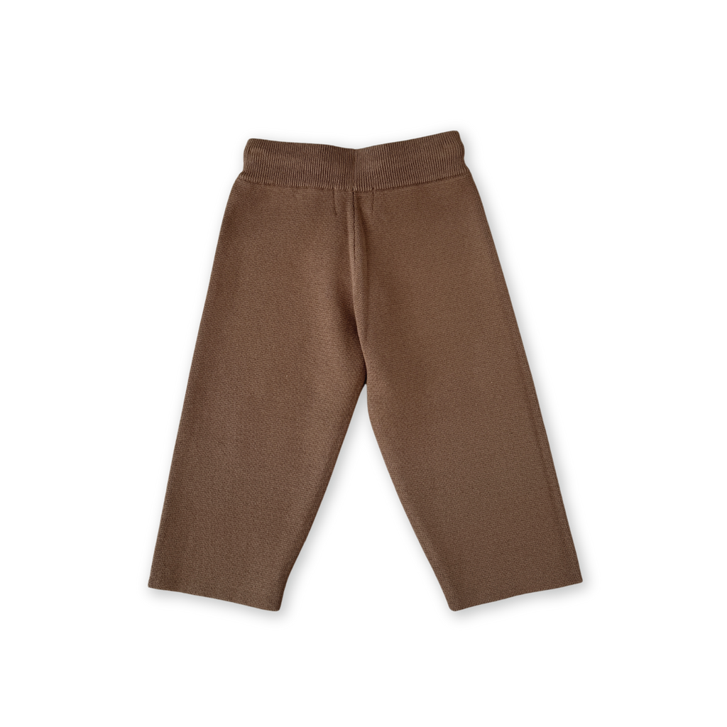 Organic Tape Milano Knit Pant - Espresso