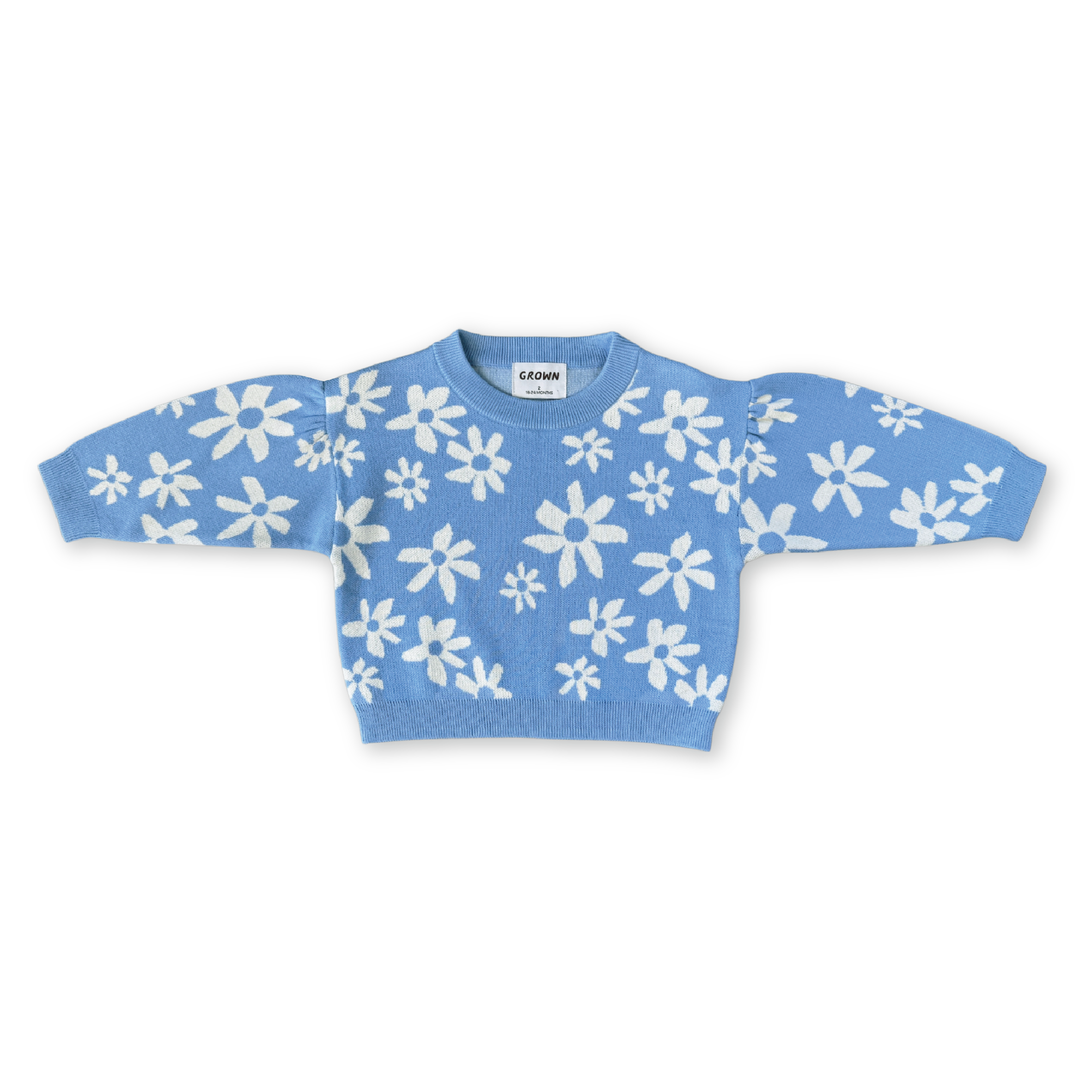 Organic Knit Pull Over - Wild Flower