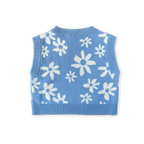 Organic Knit Vest - Wild Flower