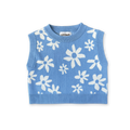 Organic Knit Vest - Wild Flower