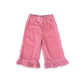 Organic Cord Frill Pant - Sorbet