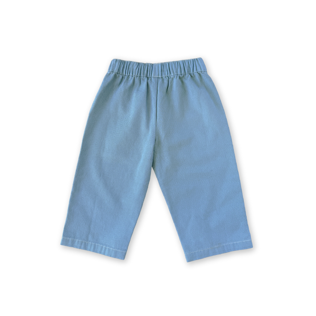 Organic Canvas Utility Pocket Pant - Duck Egg