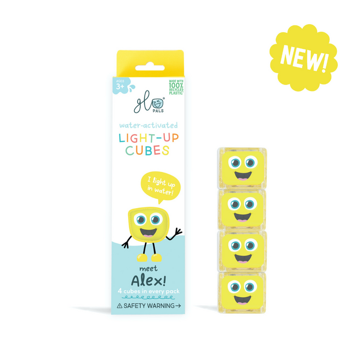 Glo Pal Cubes 4 Pack - Alex | Yellow