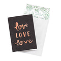 Greeting Card - Love Love Love