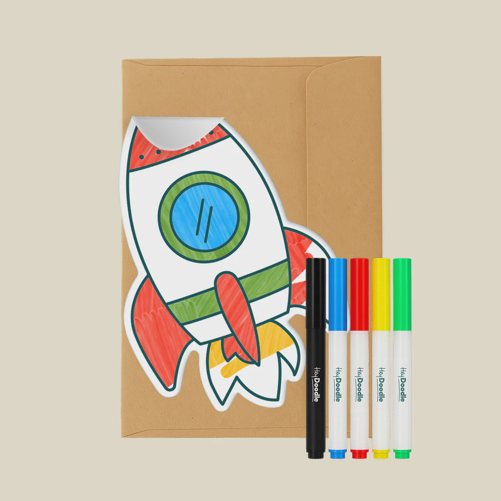 Apollo 25 Rocket - Forever Greeting Card