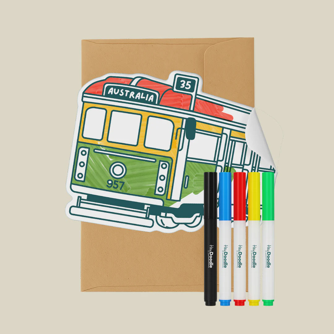 City Tram - Forever Greeting Card