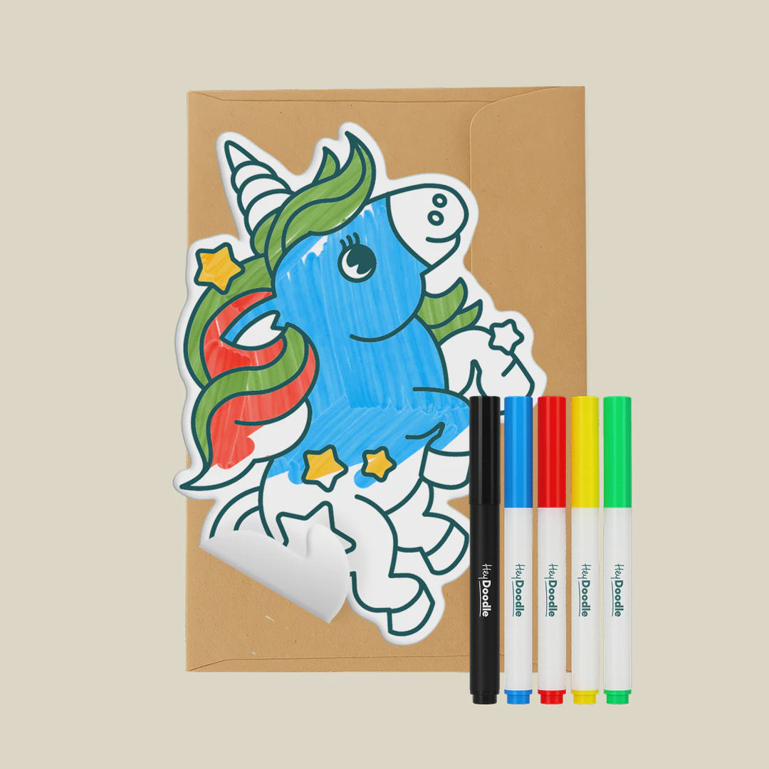 Uki the Unicorn - Forever Greeting Card