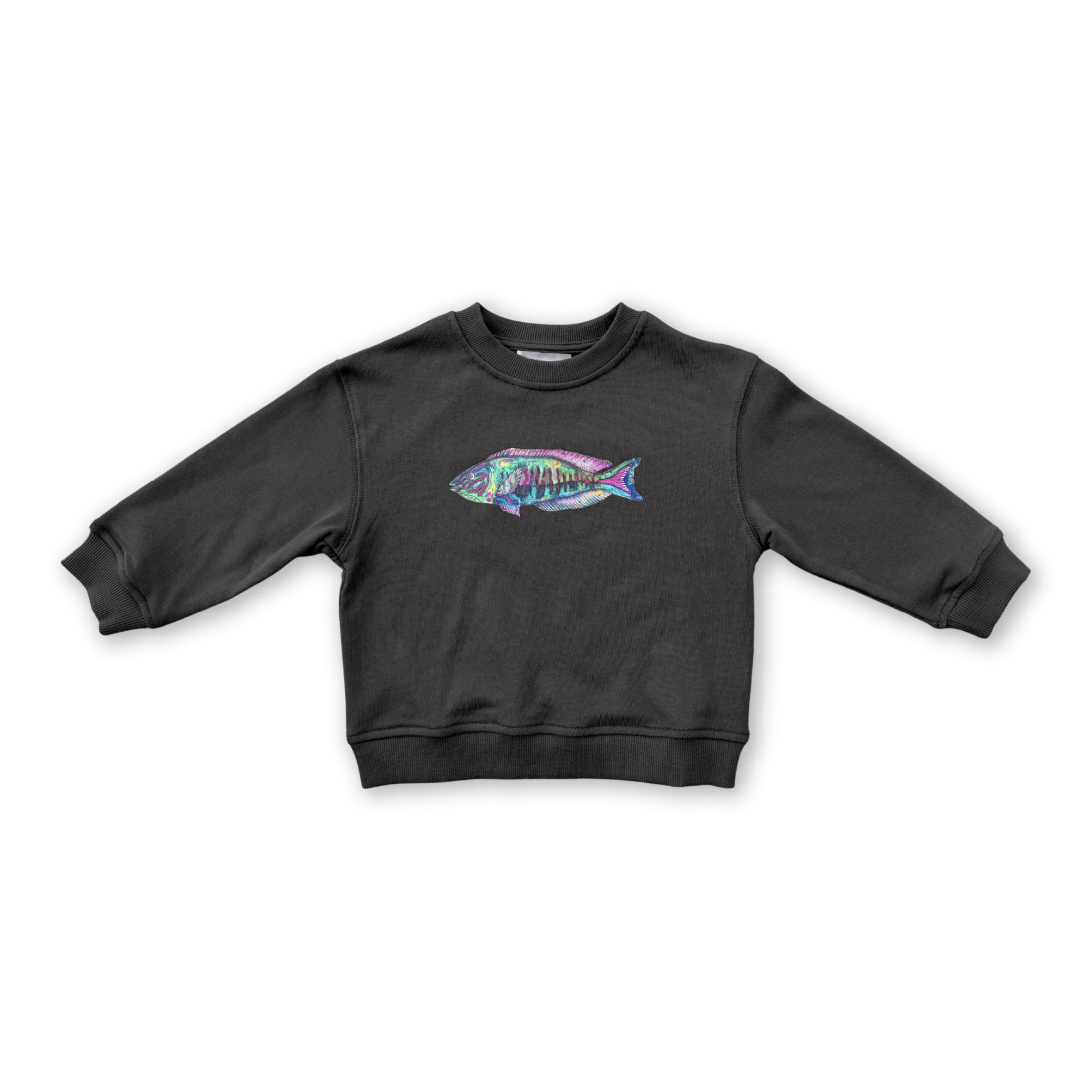 Parrot Fish Jumper - Ash