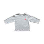 Organic Have A Nice Day Longsleeve Tee - Grey