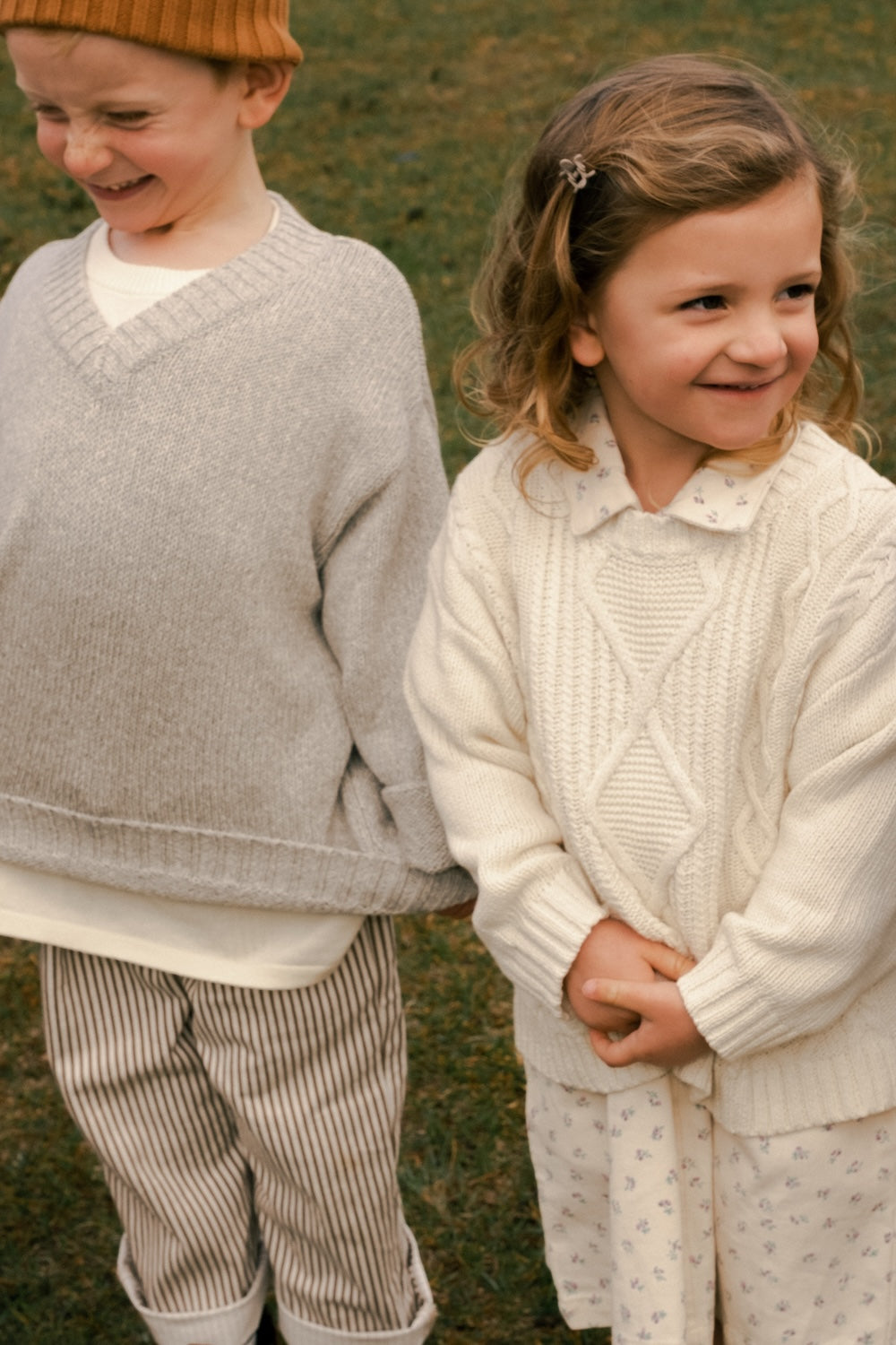 Grown Collar Dress - Garden