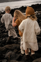 Chunky Cable Knit Pull Over - Milk