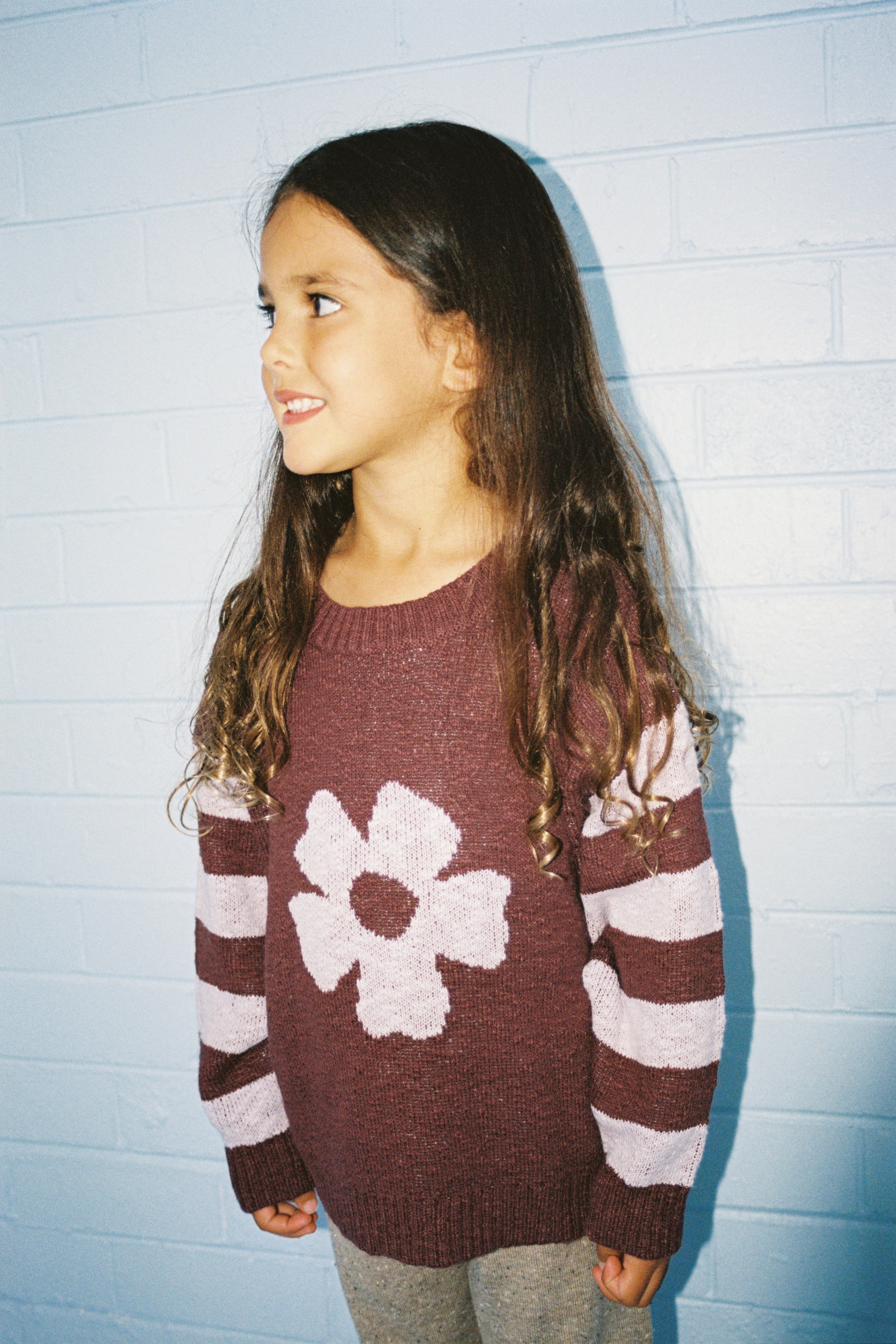 Bloom Knit Pull Over - Plum