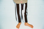 Organic Striped Knit Pants - Plum & Haze