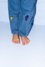 Organic Fruit Salad Denim Pants