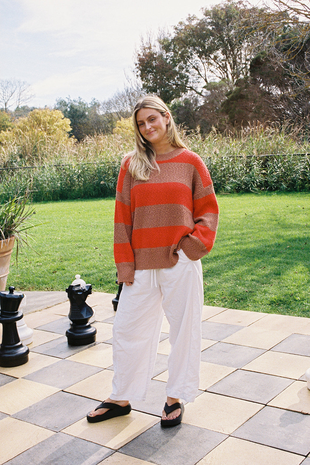 Ladies Organic Textured Rib Pull Over - Earth & Sauce