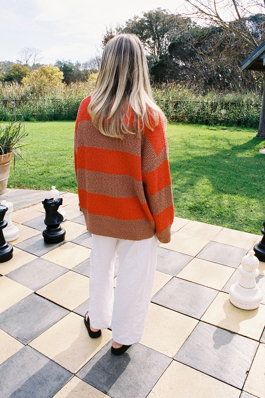 Ladies Organic Textured Rib Pull Over - Earth & Sauce