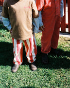 Organic Everyday Stripe Pant - Sauce