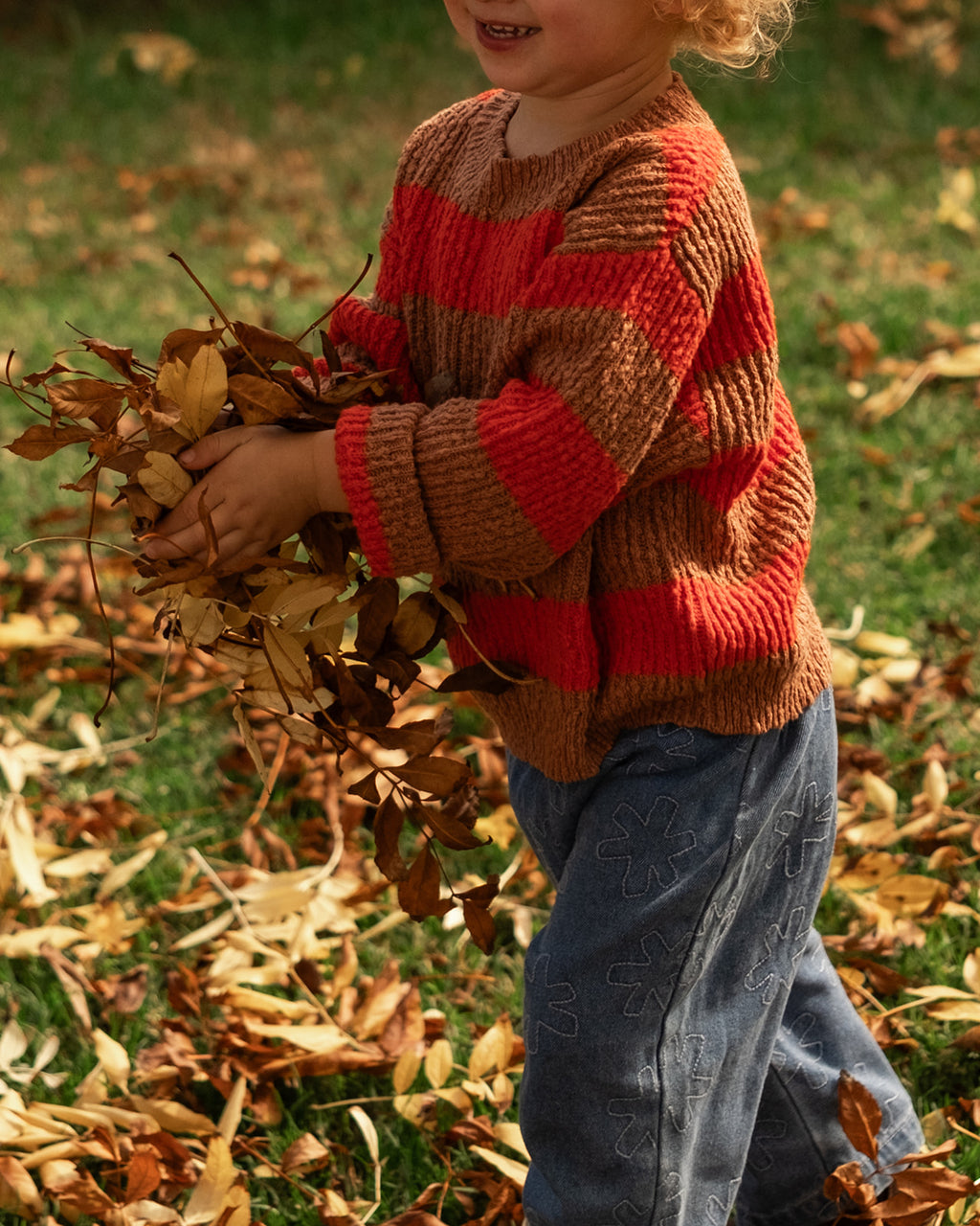 Organic Textured Rib Pull Over - Earth & Sauce
