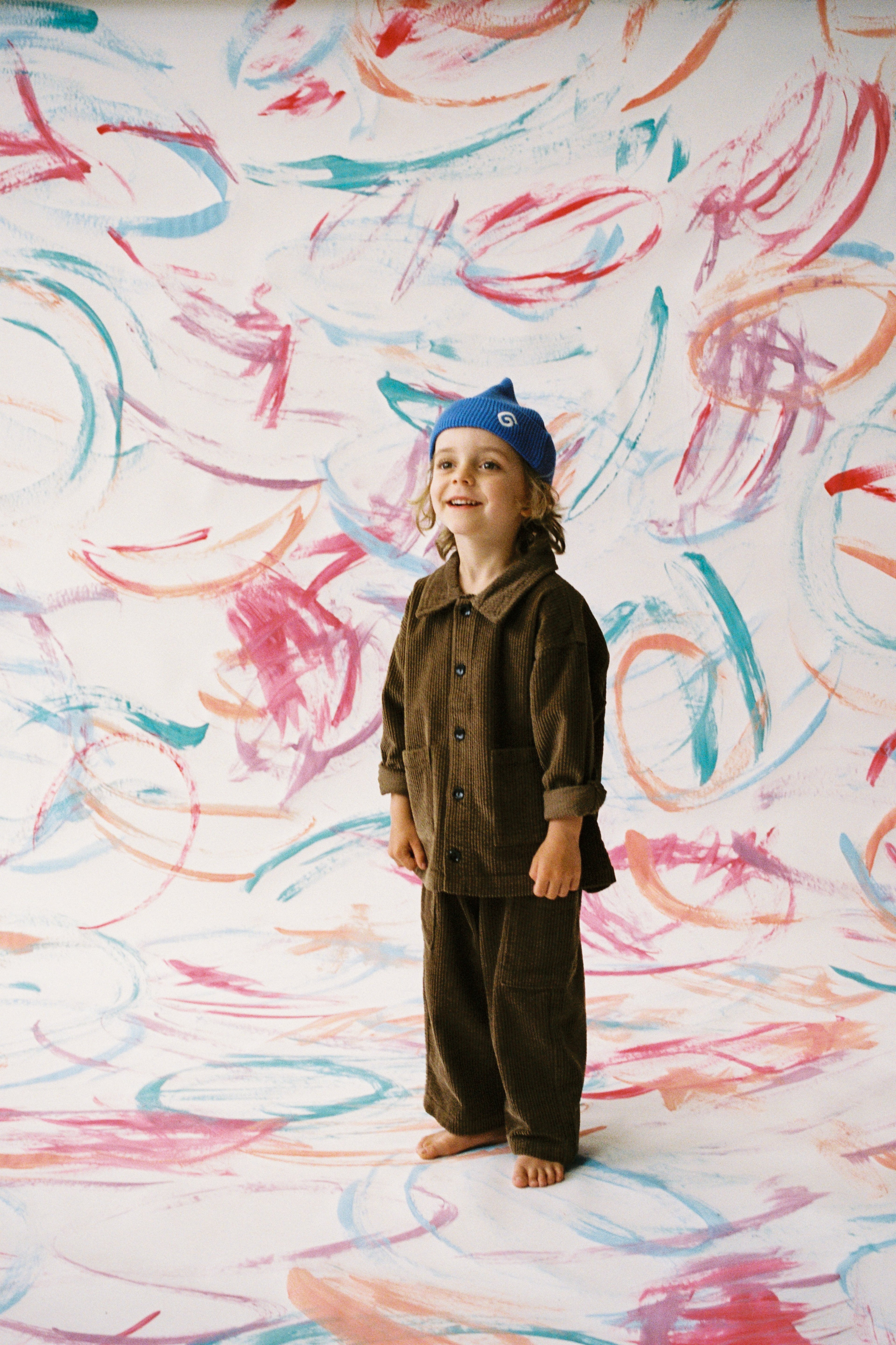 Organic Cord Shirt Jacket - Espresso