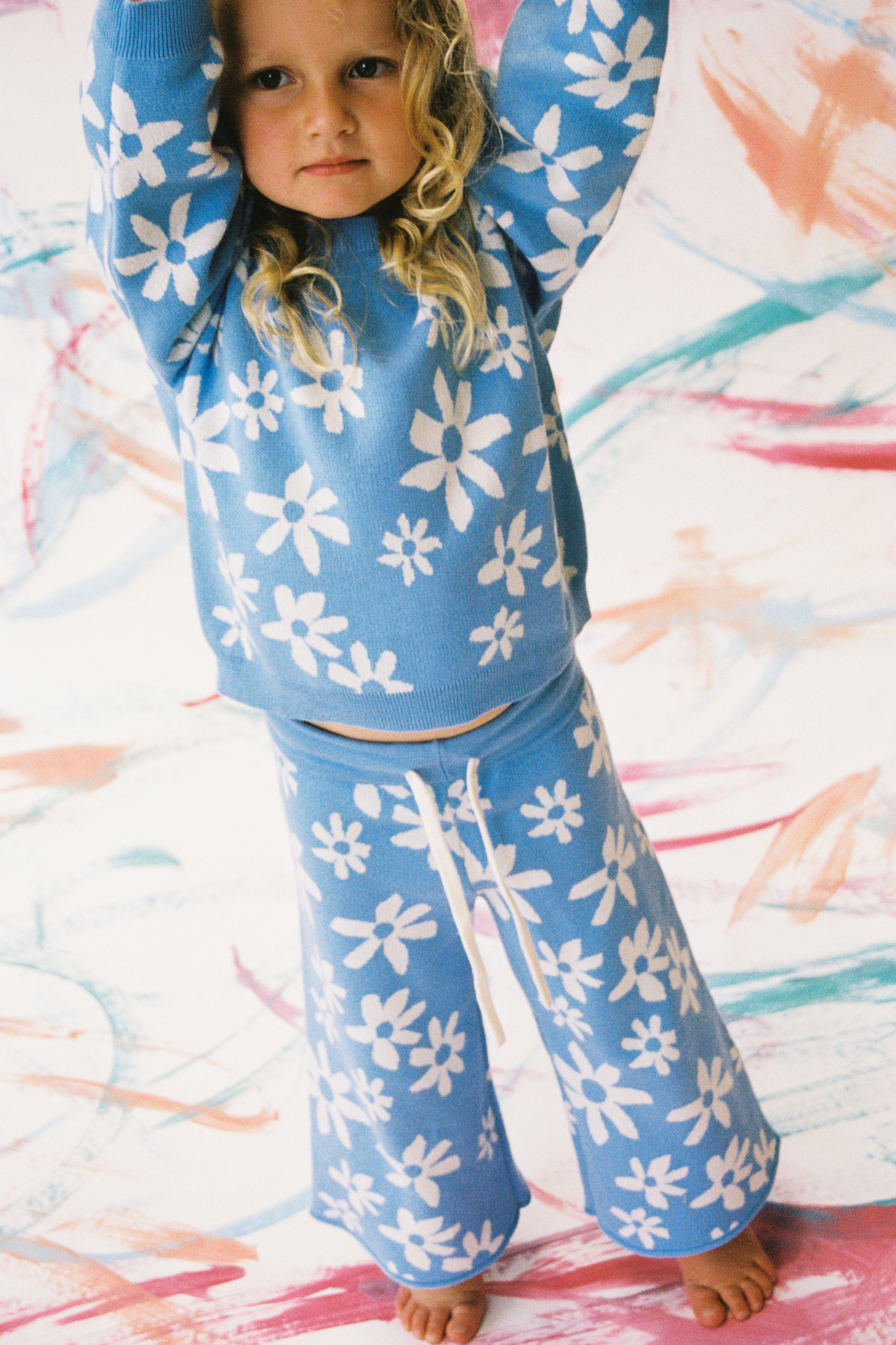 Organic Knit Pull Over - Wild Flower