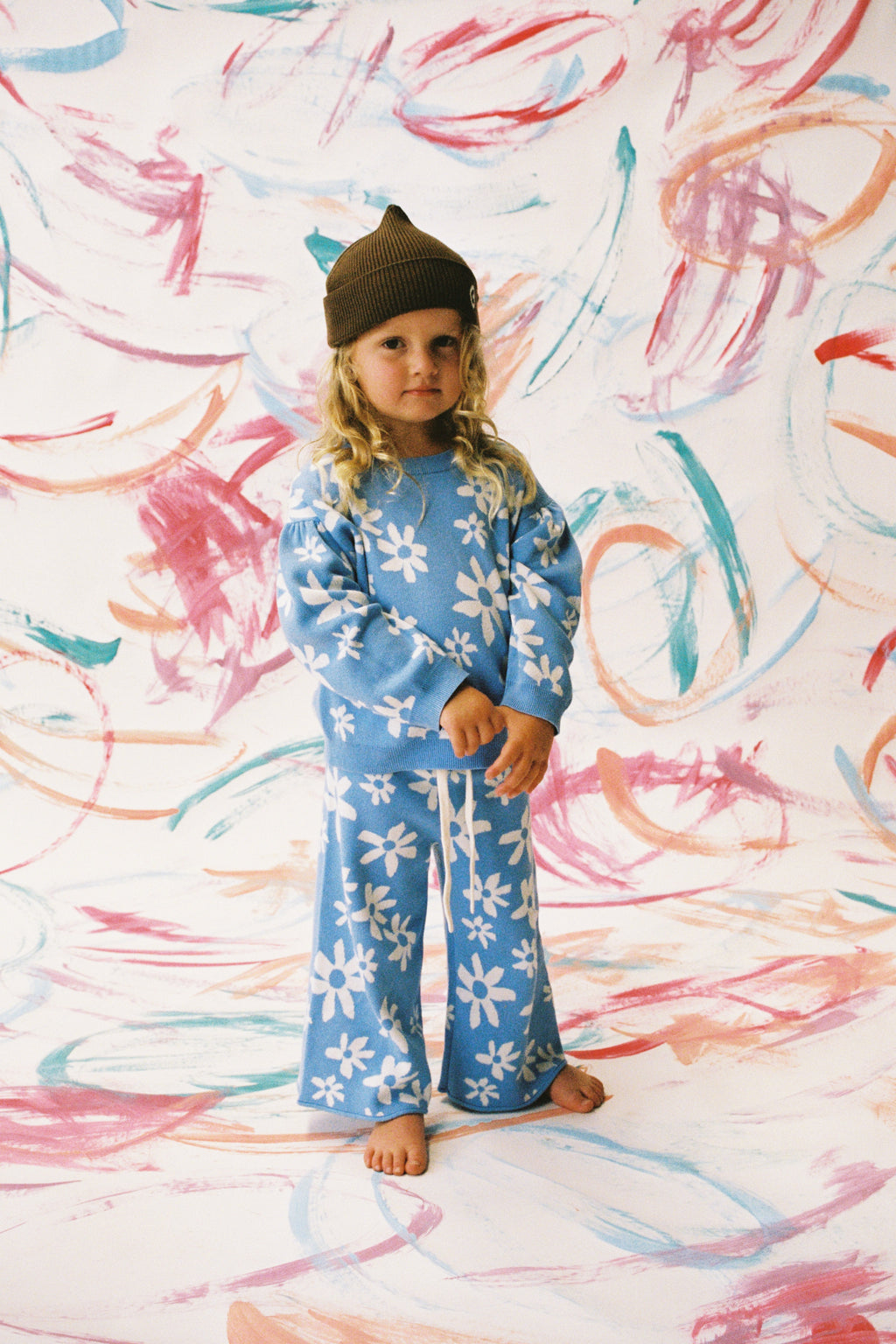 Organic Knit Pull Over - Wild Flower