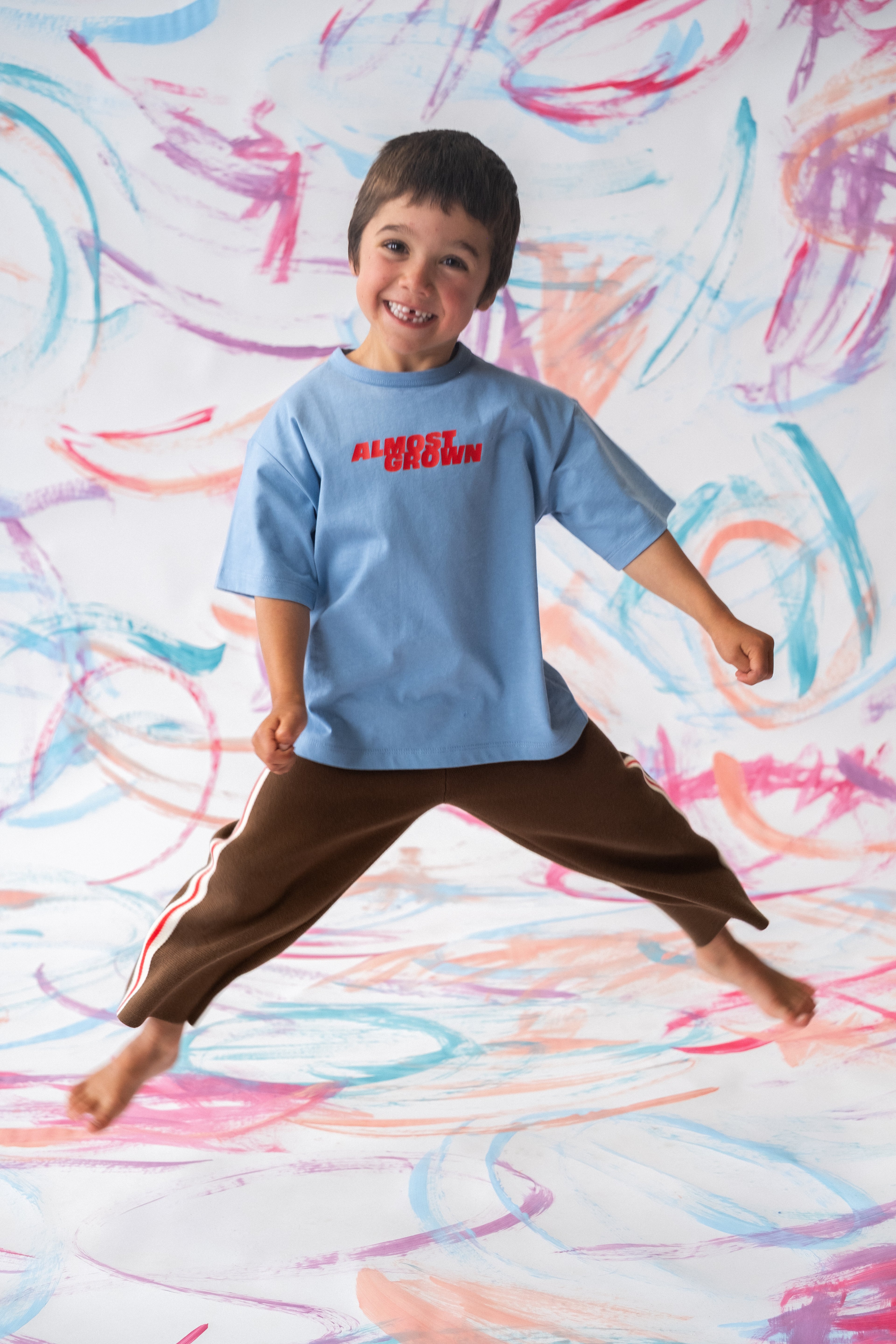 Organic Almost Grown Tee - Duck Egg