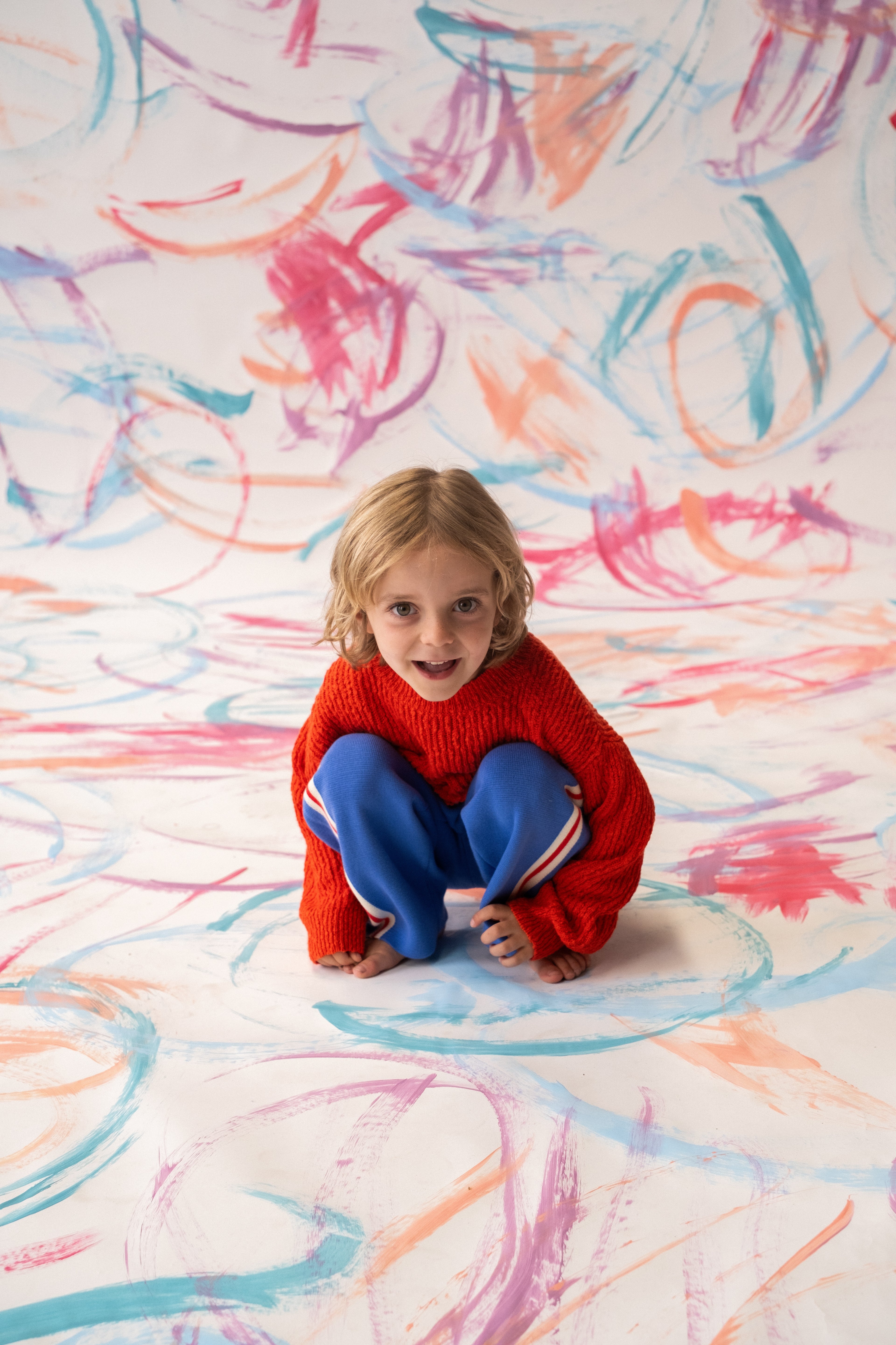 Organic Tape Milano Knit Pant - Cobalt