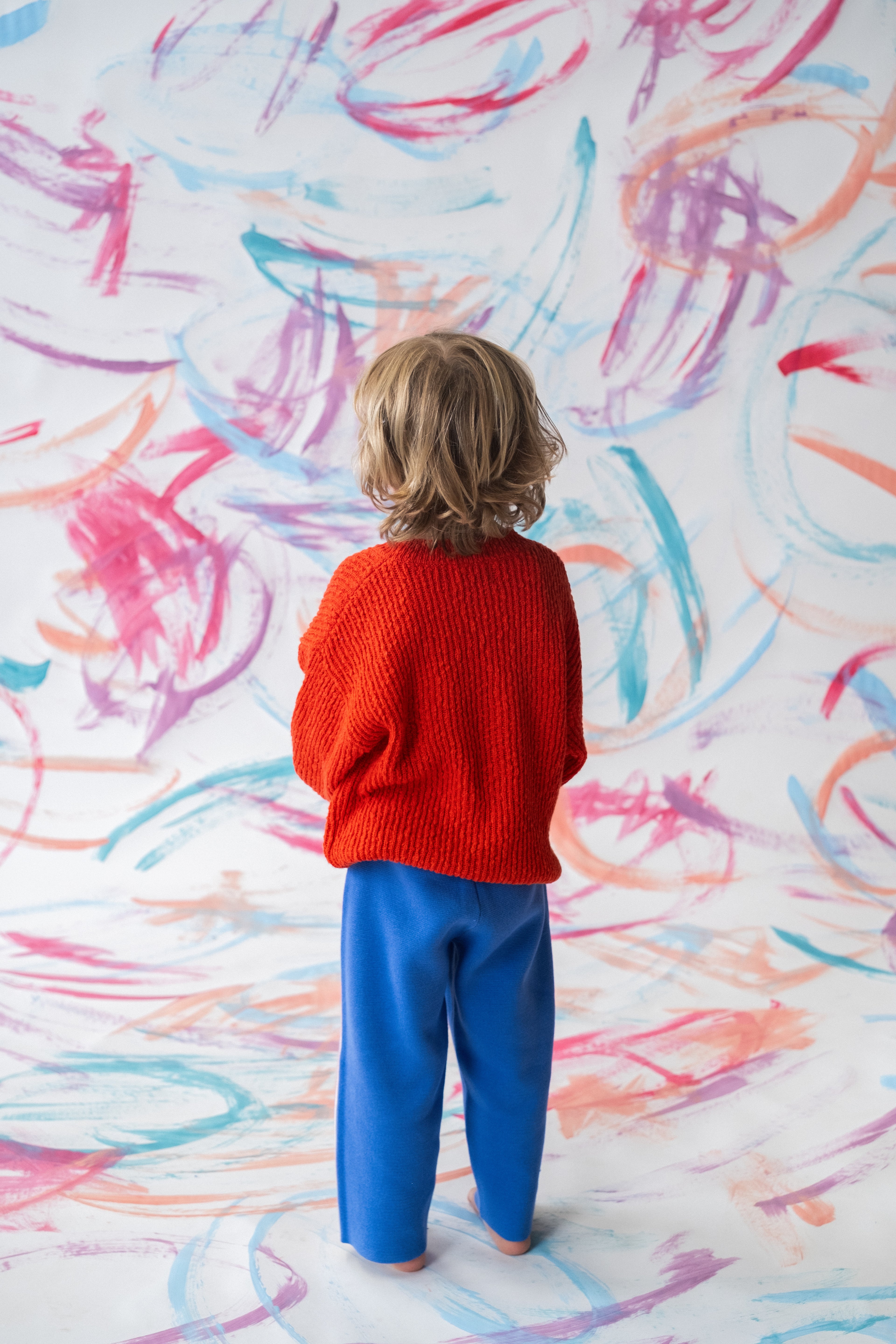 Organic Tape Milano Knit Pant - Cobalt