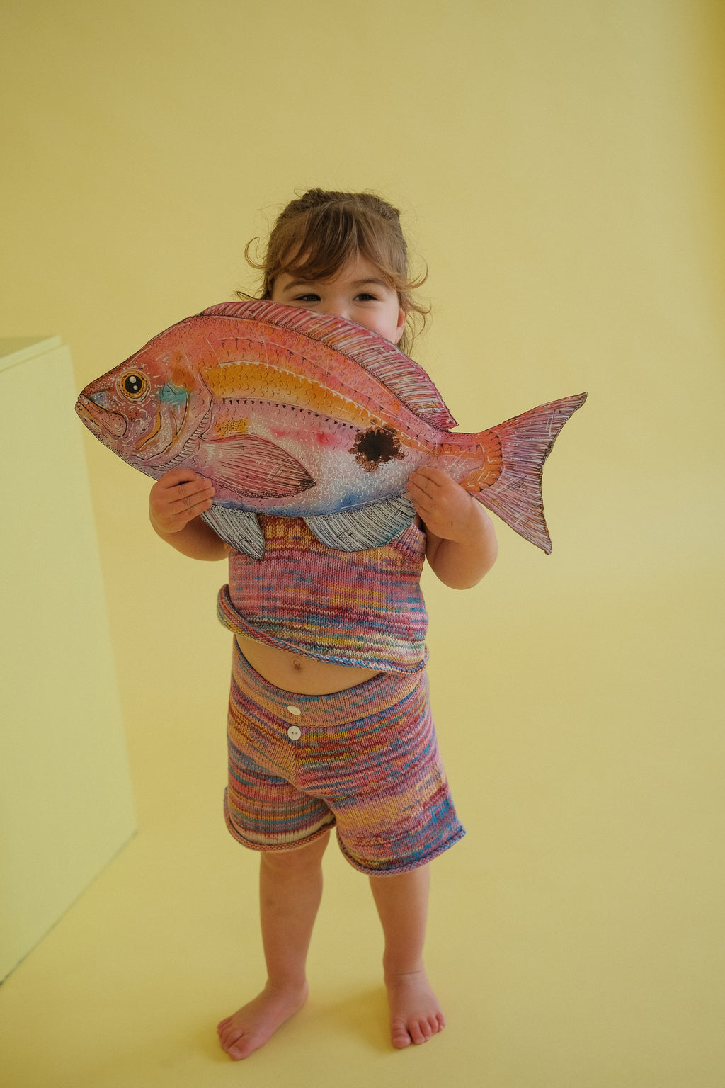Knitted Shorts - Rainbow