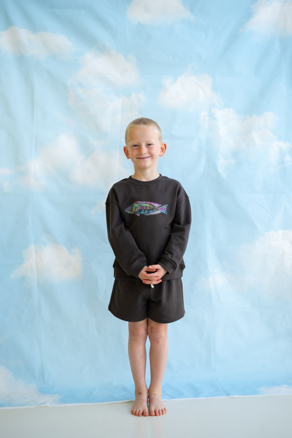Parrot Fish Shorts - Ash