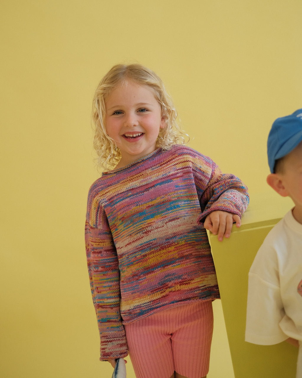 Knitted Pull Over - Rainbow