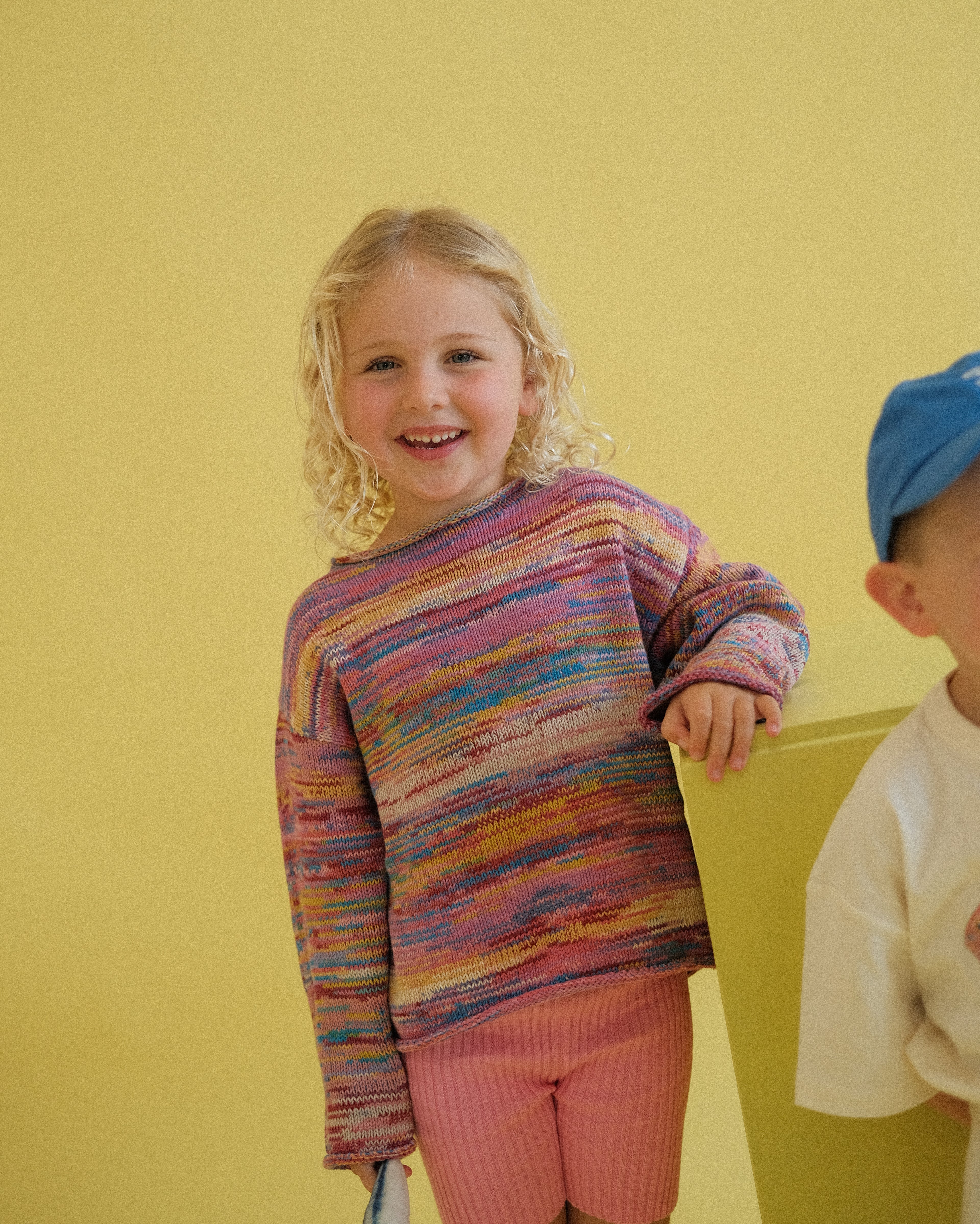 Knitted Pull Over - Rainbow