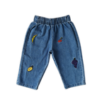 Organic Fruit Salad Denim Pants