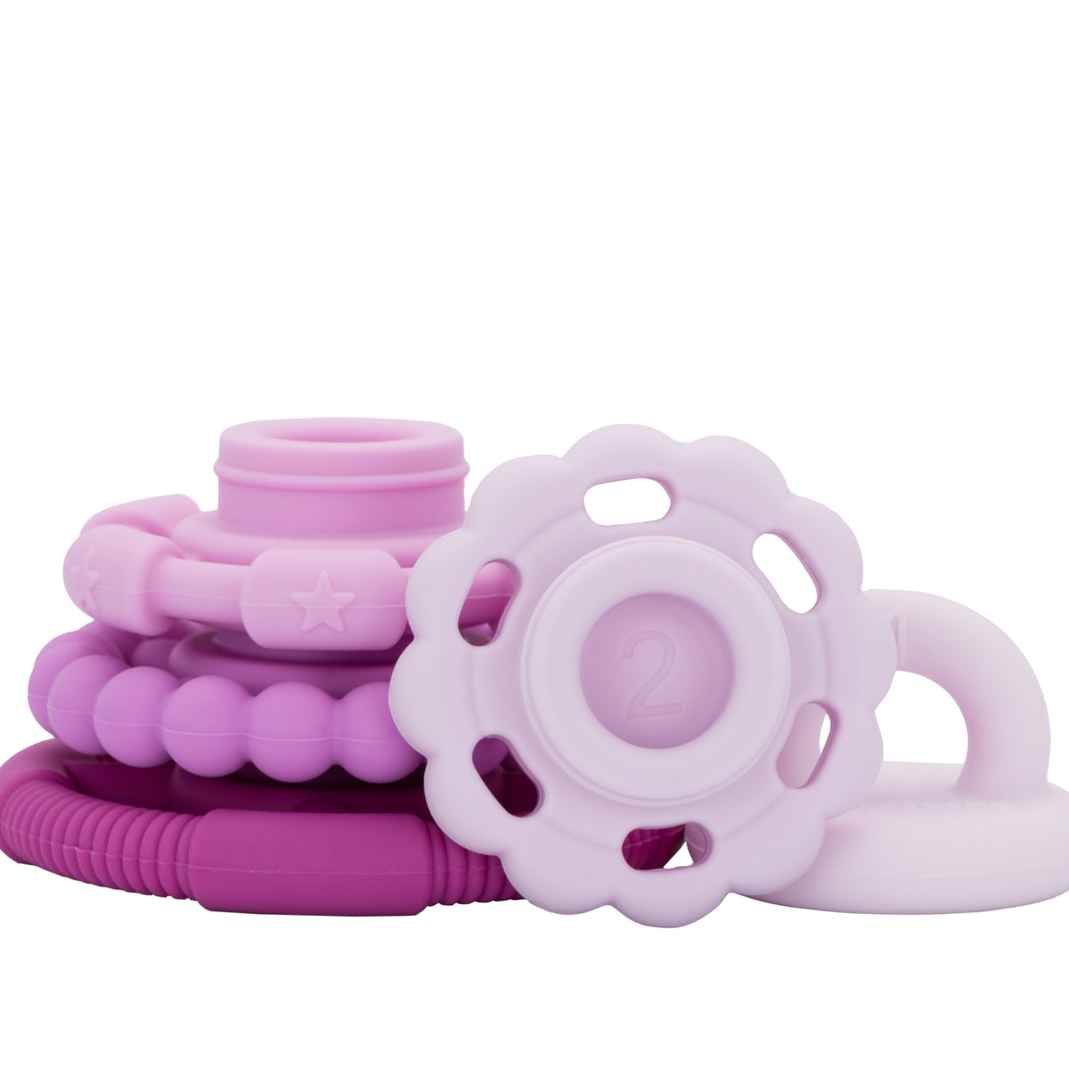 Rainbopw Raspberry Rainbow Stacker - Raspberry Ombre – Daisy and Hen
