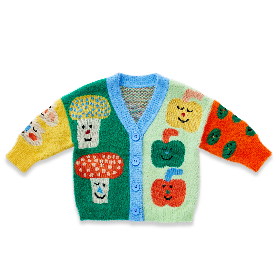 Pocket Patch Knit Cardigan