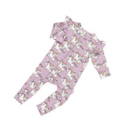 Magical Unicorn Frill Romper - Orchid