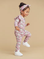 Magical Unicorn Frill Romper - Orchid