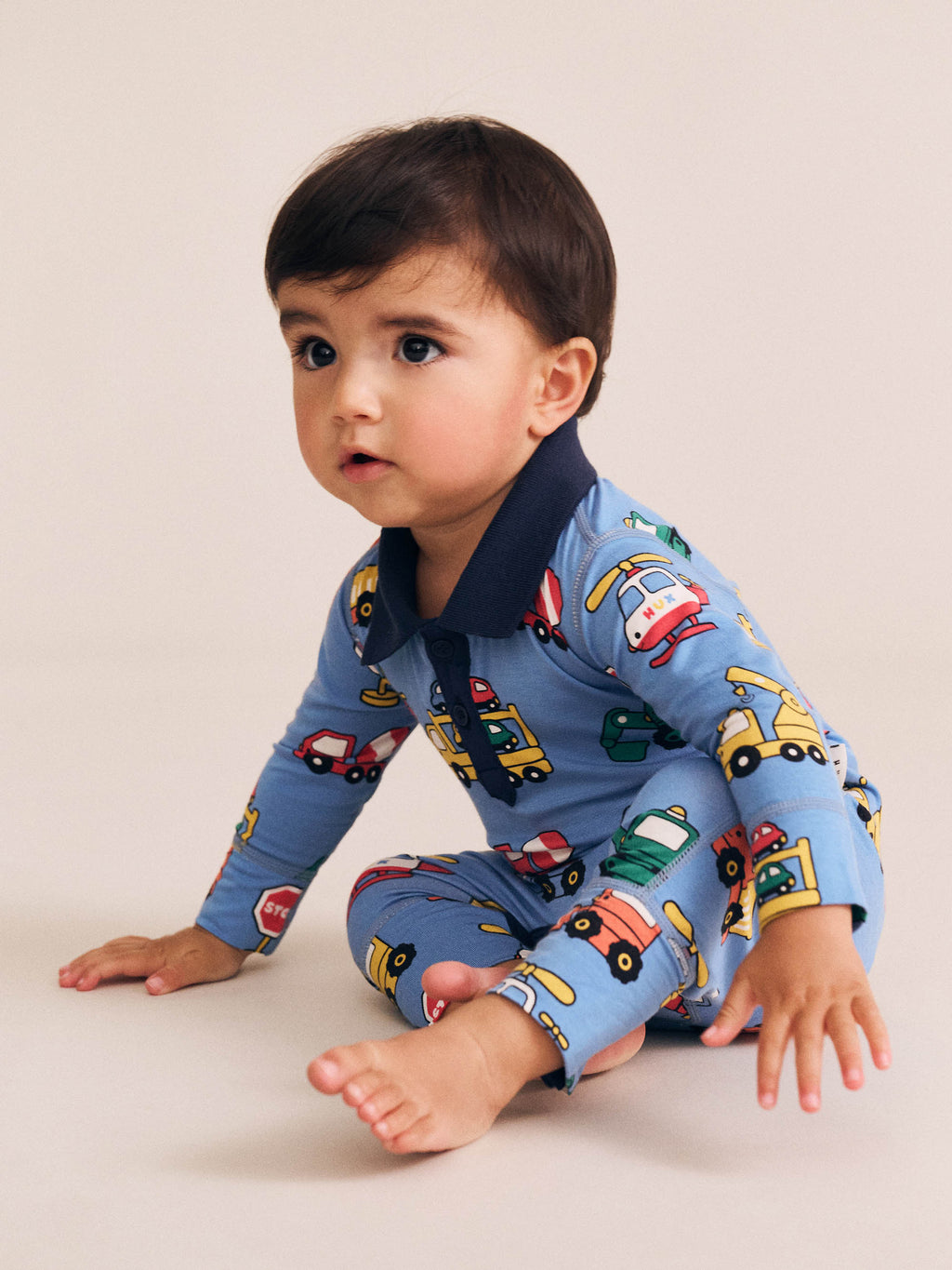 Construction Polo Romper