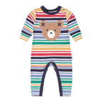 Rainbow Stripe Huxbear Romper