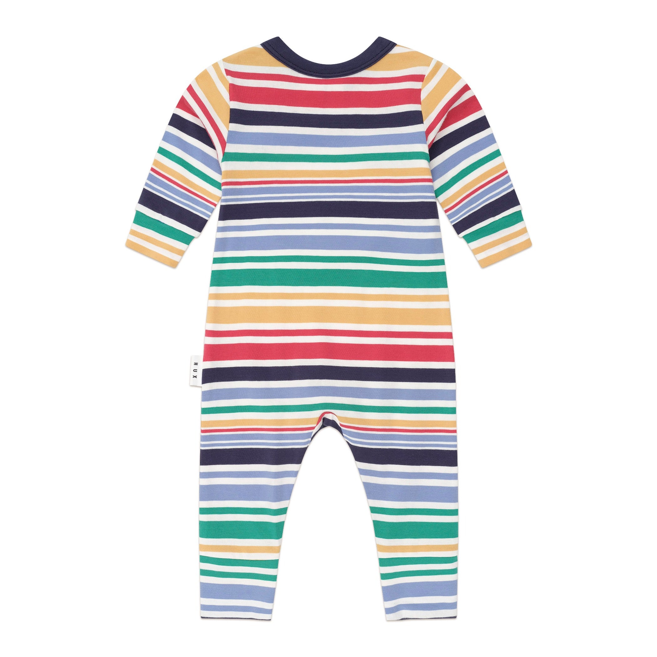 Rainbow Stripe Huxbear Romper