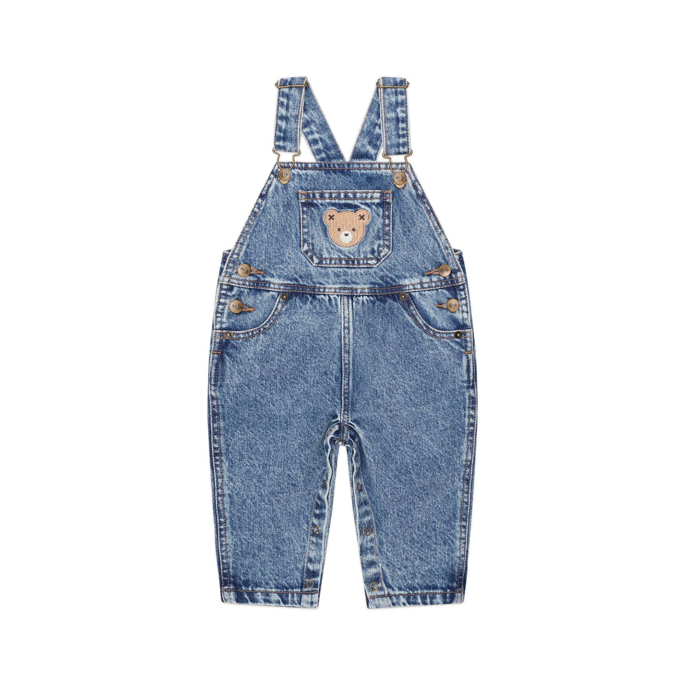 Huxbaby Dreamy Denim Overalls