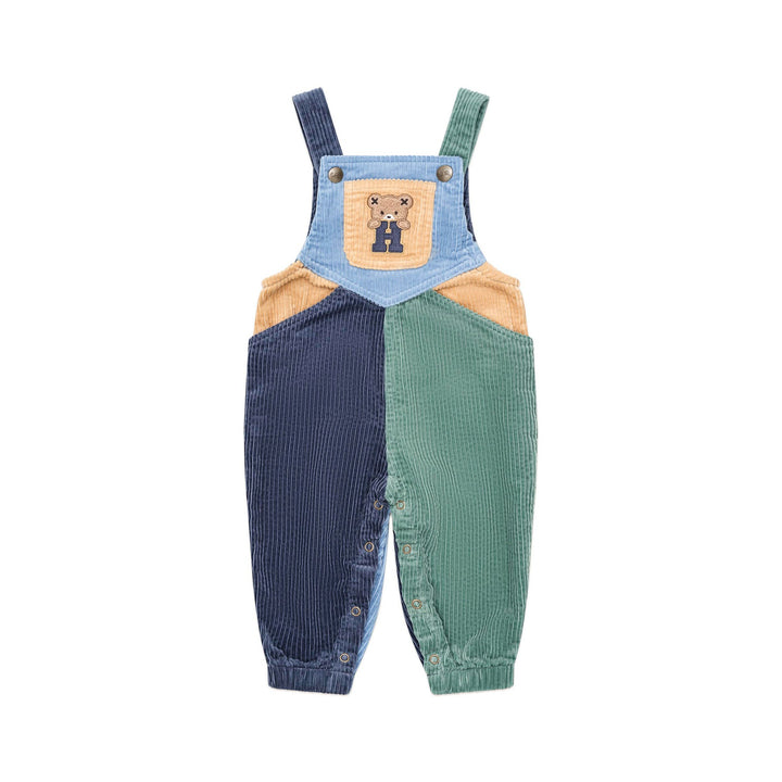 Huxbaby Midnight Colour Block Overalls
