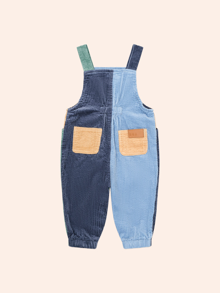 Huxbaby Midnight Colour Block Overalls
