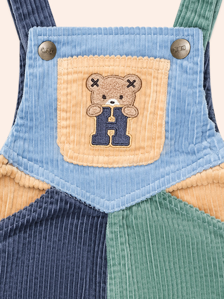 Huxbaby Midnight Colour Block Overalls