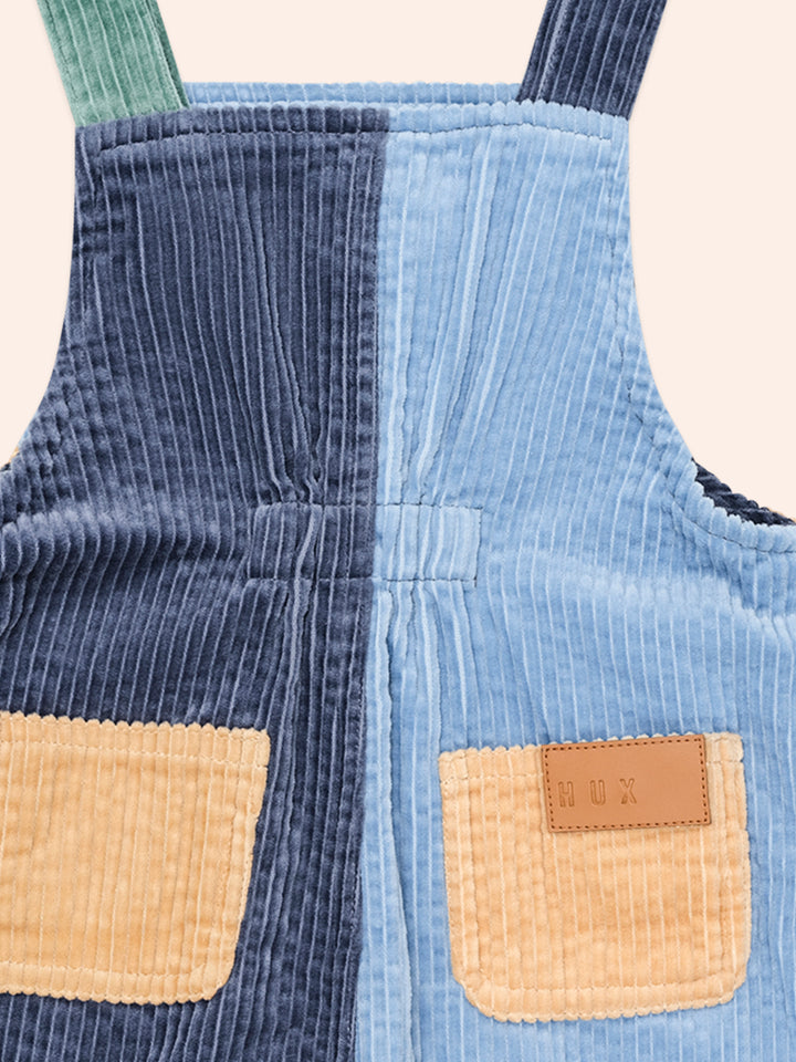 Huxbaby Midnight Colour Block Overalls