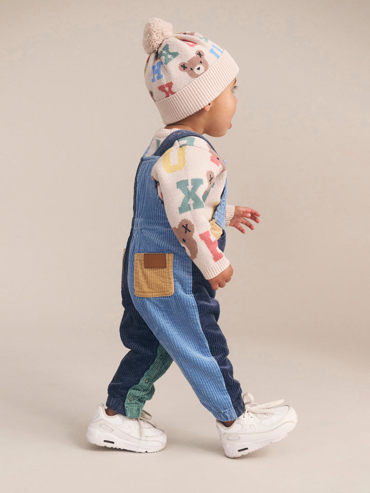 Huxbaby Midnight Colour Block Overalls