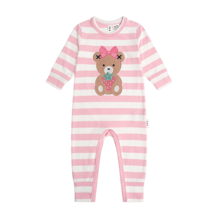 Huxbaby Strawberry Stripe Romper
