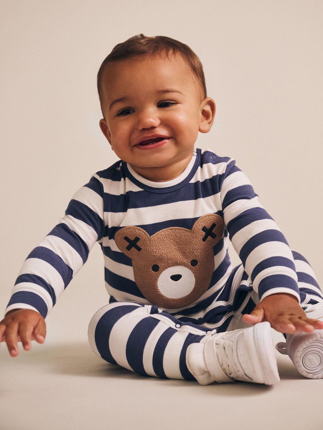Huxbaby Stripe Huxbear Romper