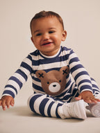 Huxbaby Stripe Huxbear Romper